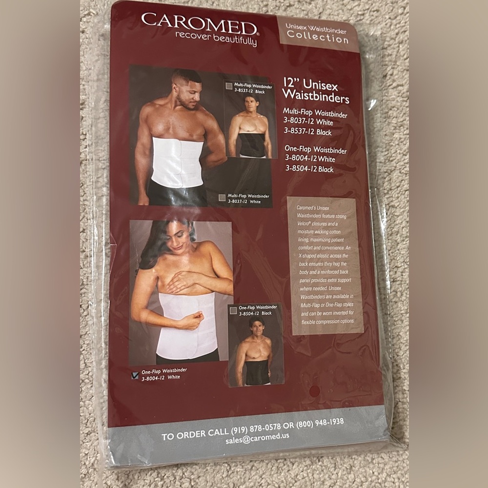 Caromed waist binder